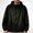 Black, variant on Men Upf 50+ Sun Protection Fishing Jacket Mesh Panel Full Zip Long Sleeve Hooded Windbreaker