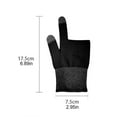 thumbnail image 3 of facefd 2 Pieces Gaming Sleeve 15pin Knitting Sweat-proof Controller Touch Screen Gloves Portable Mobile Game Cycling Hand Cover, 3 of 5