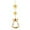 B, variant on LSLJS Christmas Window Lights with Sucker,Christmas Decorations, 9.4 inch Christmas Star Shape Colorful Pendant Lamp, Battery Operated 3 LED Hanging String Light Sucker Lamp Xmas Ornaments Baubles