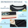 thumbnail image 2 of FORMRS Boys Rash Guard with Short Sleeves UPF 50+ Swim Shirts Sizes 3-12T, Art Cocktails, 2 of 6