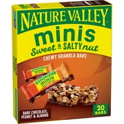Nature Valley Mini Granola SE33Bars, Dark Chocolate Peanut Almond, 20 ct