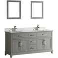 thumbnail image 2 of Vanity Art 72" Double Sink Bathroom Vanity Set with Engineered Marble Top and Two Free Mirrors, 2 of 5