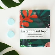 Instant Biologics Plant Food Fertilizer 4-3-6 for Houseplants, 2 Self-Dissolving Tablets