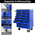 thumbnail image 3 of Aukfa Tool Box 7-Drawer Rolling Tool Chest Combination Workbench for Workshop Garage, Blue, 3 of 9
