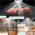 thumbnail image 5 of Hwawhin LED Garage Lights-4 Packs, Super Bright 160W 15000LM 6500K Deformable Shop Ceiling Lighting Fixture with 6+1 Panels E26/E27 Socket LED Bulbs for Basement ,Garage,High Bay Light ,Workshop,Barn, 5 of 7