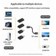 thumbnail image 2 of pitrice Computer Displayport 1.4 Extension Adapter Home Hotel 4K 120/144Hz 8K Converter Desktop PC Conversion Connection Accessory Type 4 Straight, 2 of 8