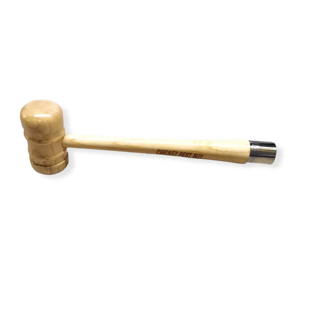 Bratla Cricket Bat Mallet and Cone Combo Hammer Wooden Knocking Applying Rubber Grip, One Size