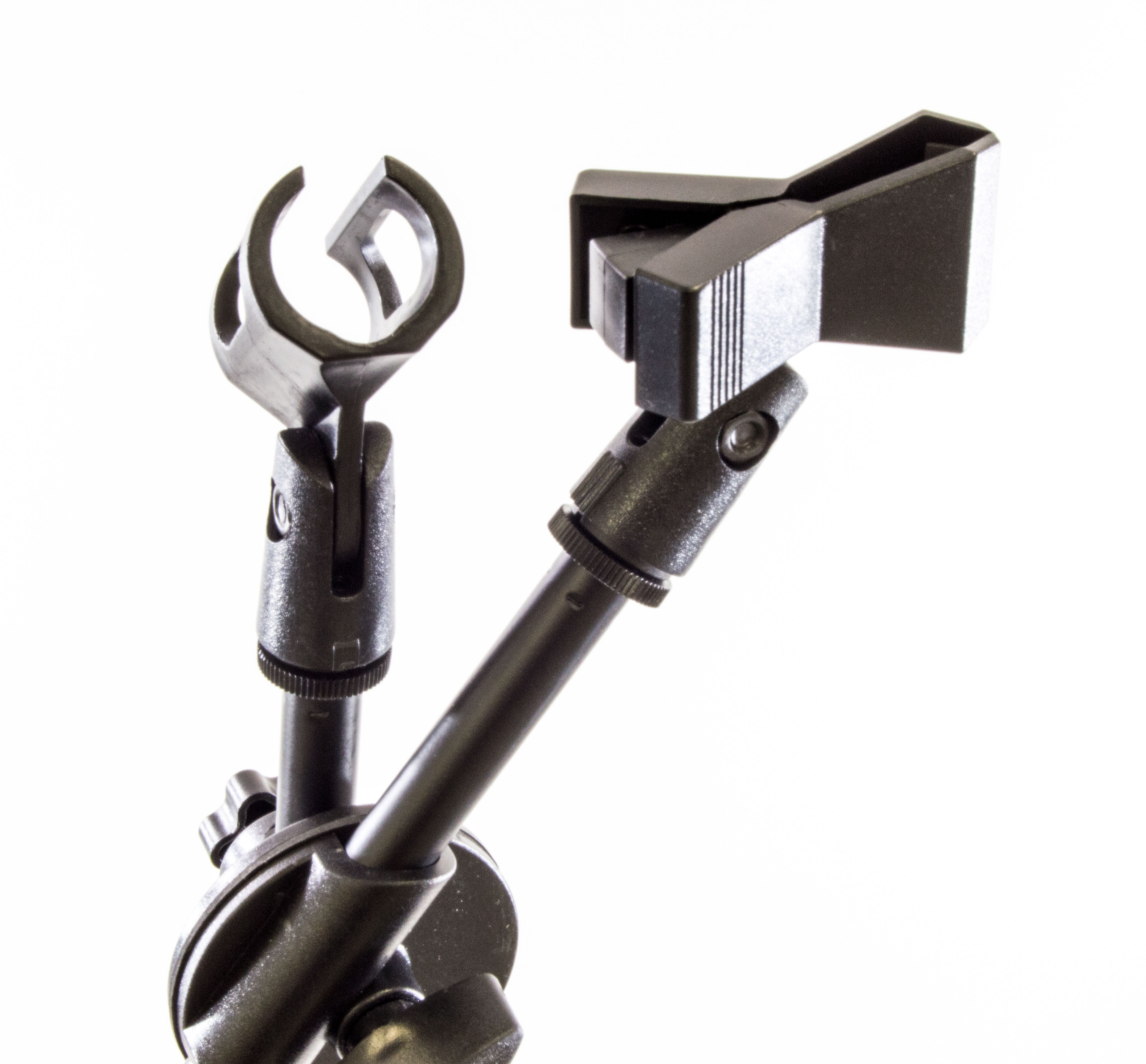 Tripod Two Microphone Stand with Boom Arm (Up to 62")