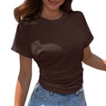 thumbnail image 2 of MAIHAN Womens Short Sleeve T-Shirts Casual Summer Boho Tops Soft Basic Tees Womens Summer Tops Plus Size T Shirts for Women, 2 of 5
