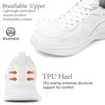 thumbnail image 5 of Northblanc Men's Walking Shoes - Comfortable Lightweight Breathable Non Slip Casual Sneakers for Athletic Gym Workout, 5 of 9
