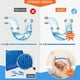 thumbnail image 4 of Drain Cleaning Rod | Powerful Enzyme Sewer Dredging Stick - Decontamination & Odor Removal | Safe Chemical-Free Pipe Declogger | Multi-Drain Usable | Dissolves Grease, Hair, Soap Scum | 1 Pack, 4 of 7