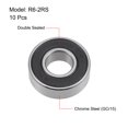 thumbnail image 2 of R6-2RS Deep Groove Ball Bearing, 3/8"x7/8"x9/32" Sealed Z2 Lever Bearings 10pcs, 2 of 4