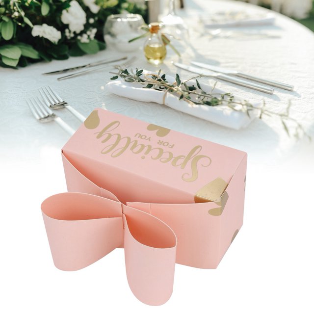 Artículos de fiesta 30PCS Cajas de dulces con lazo Cajas de regalo ANGGREK Otros