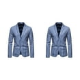 thumbnail image 1 of ZheElen Professional Look Suit Jackets For Polished And Fashionable Appearance blue 4XL 2Set, 1 of 6