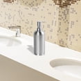 thumbnail image 4 of Soap Dispenser , Stripe Design Dish Soap Dispenser Brushed Nickel, Refillable Liquid Hand Soap Dispenser for Bathroom, Kitchen Soap Dispenser Premium Stainless Steel, 4 of 5