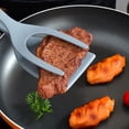 thumbnail image 2 of maskred Non-Stick Egg Flippers Tong Heat-Resistant And Multi-Functional Double Sided Clip Nylon Gray, 2 of 6