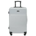thumbnail image 2 of Wrangler 4 Pc Hardside Spinner Luggage Set with 20" & 25" Suitcases and Packing Cubes, Silver, 2 of 8