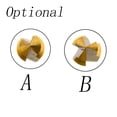 thumbnail image 3 of 3Pc 6.35Mm Hexagonal Shank Drill Bit Water Pipe Expansion Drill Punch Plumber A, 3 of 9
