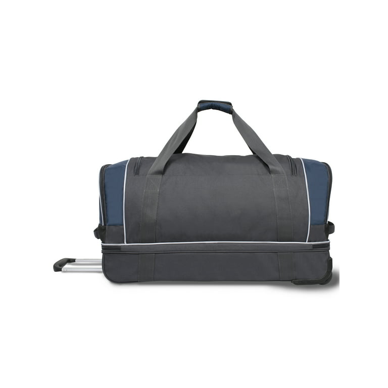 Travel Foldable Holdall Luggage Bag with Plastic Wheels
