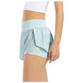 thumbnail image 4 of XuJwPNcy Womens Shorts 2 in 1 Running High Waisted Gym Yoga Shorts Lightweight Quick Dry Workout Athletic Shorts, 4 of 4