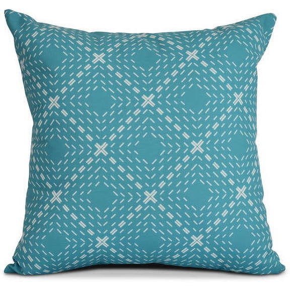 Geometric, Dots and Dashes Outdoor Pillow