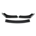 thumbnail image 2 of Universal Front Lip Splitter Body Kit Front Spoiler Lip Air Dam Chin Front Bumper Lip Lower Protector Carbon Fiber Style, 2 of 9