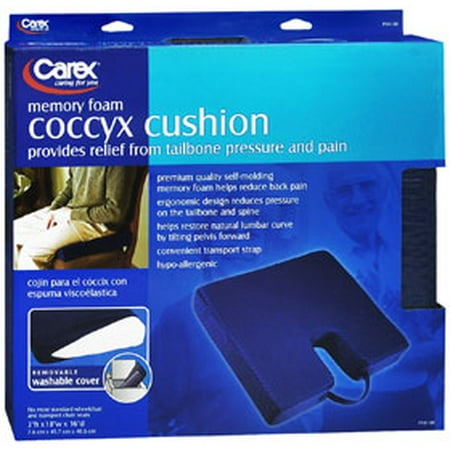 Carex Coccyx Cushion with Memory Foam