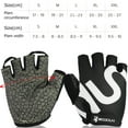 thumbnail image 2 of Upanbike Cycling Bike Gloves Half Finger Gloves Motorcycle Shockproof Short Gloves for Men Women, 2 of 8