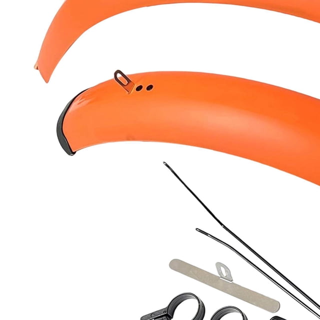 tredstone Bike Mudguard Front Rear Set Components for Mountain Bike Traveling Outdoor Orange