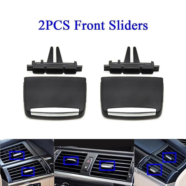 Interior Dashboard Front Central Left Right Air Conditioner Rear Cover For BMW AC Vent Grille X5 X6 E70 E71 E72 2007-2013~9051