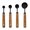 2, variant on Set of 4 Baking Tool Set Stainless Steel Measuring Cups Measuring Spoons Wood Handle Kitchenwares for Baking Cooking
