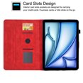thumbnail image 2 of GSFY Case for 2024 iPad Air 11 Inch M2, PU Leather Slim Wallet Stand Protective Smart Shell Auto Sleep Wake for iPad Air 11 6th/ iPad Air 10.9 4th &5th/ iPad Pro 11 (2018-2022), Red Blocks, 2 of 8