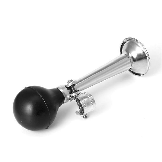 Retro Metal Air Horn Hooter Bugle Trompete Honking Bulb, 12-Inch Brass Style, Ideal for Sports Events and Parties