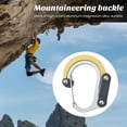 thumbnail image 4 of CSChome Outdoor Buckle Multifunctional Carabiner Hanging Buckle Strong Load-Bearing Aluminum Alloy Rotating D-Type Clip, 4 of 7