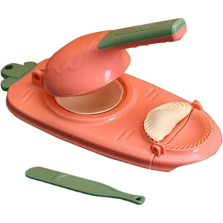 

2 In 1 Dumpling Maker Cowetop Dumpling Skin Artifact DIY Dumpling Maker Manual Wrapper Easy Highly Efficient Dumpling Wrappers Maker Press Pierogi (D)