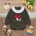 thumbnail image 2 of Wxirdiow Baby Clothes Unisex Baby Outfit Cute Long Sleeve Bubble Rompers Infant Rompers Clothes Green Size,1-3 Months, 2 of 5