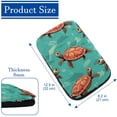 thumbnail image 4 of Turtle Soft Furry Printed Car Armrest Pad Cover Accessories Mat - 12.5x8.2 Inch, 4 of 6
