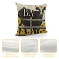 thumbnail image 4 of SHANXI  Vintage Fall Farmhouse Animals Throw Pillow Cover Sunflowers Farm Pig Cock Sheep Cow Dairy Cattle Pillowcase Home Sofa Decor Cushion Cover 18x18in, 4 of 5