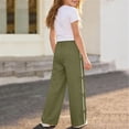 thumbnail image 4 of Zpanxa Girls Sets Ruched Short Length T Shirt with Bow Pocket and Long Pants Set 5-6 Years, 4 of 6