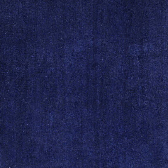 Ahgly Company Indoor Square Abstract Blue Modern Area Rugs, 8' Square