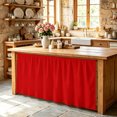 thumbnail image 6 of Christmas Red Cabinet Curtain 32"Wx55"L, Dustproof Pantry Door Curtain with Self Adhesive Tape, Modern Simple Xmas Red Backdrop Tall Storage Cover Privacy Drape for Bathroom Kitchen Laundry Room, 6 of 9
