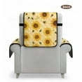 thumbnail image 7 of TSOVTHRID Cartoon Sunflower Bee Print Non Slip Recliner Cover, Anti-Slip Fitted Recliner Sofa Slipcover, Washable Furniture Protector, Reclining Chair Couch Cover with Elastic Strap, 7 of 7
