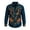 Dark Green, variant on Halloween Tee Shirts Mens Day Of The Dead Shirt Long Sleeve Halloween Mexican Floral Button Down Casual Party Shirts for Guys