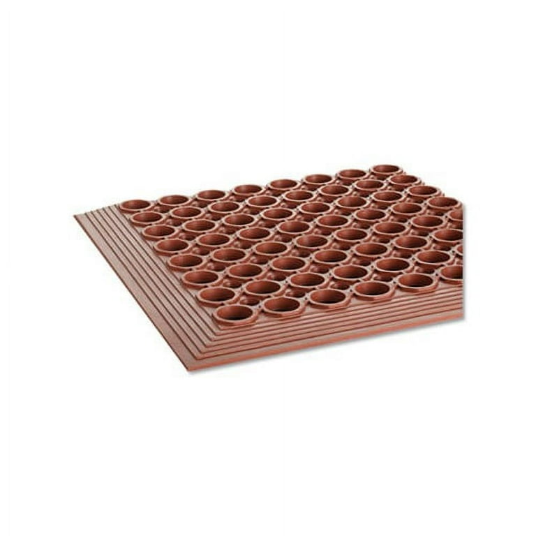 Safewalk-Light Heavy-Duty Anti-Fatigue Mat, Rubber, 36 x 60, Terra Cotta Safewalk-Light Heavy-Duty Anti-Fatigue Mat, Rubber, 36 x 60, Terra Cotta