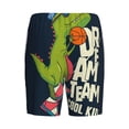 thumbnail image 5 of Fotbe Dinosaur Basketball Player Pajama Shorts for Men, Men's Pajama Bottoms, Sleepwear,Short Pajama Pants-XX-Large, 5 of 9