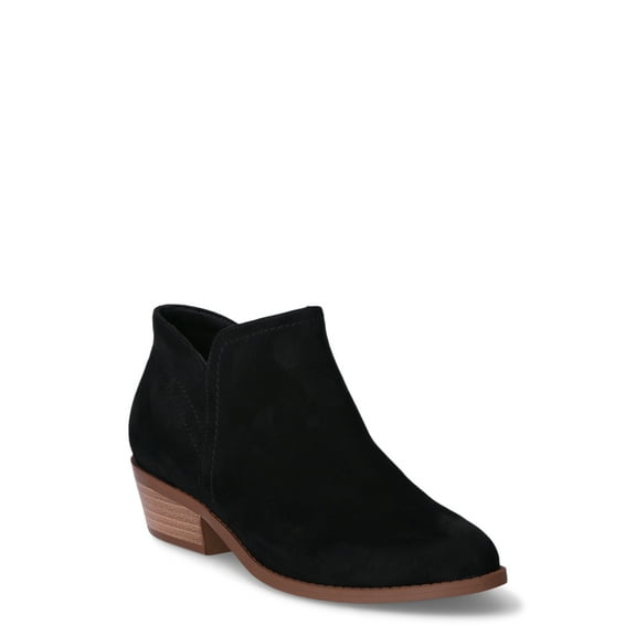 Time and Tru Women's Core Ankle Boots, Wide Width Available