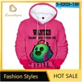 thumbnail image 3 of Sudadera con capucha de anime para niños, 4T-16T, sudadera con capucha de Leon Crow, camiseta de disfraz con estampado 3D, camiseta de manga corta, camisetas de dibujos animados nuevas 2021, 3 of 5