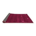 thumbnail image 2 of Ahgly Company Indoor Round Abstract Purple Contemporary Area Rugs, 3' Round, 2 of 4