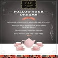 thumbnail image 4 of FAO Schwarz Ceramic Tea Party Set for Kids Pink Polka Dot 9 Pieces, 4 of 6