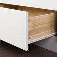 thumbnail image 5 of Prepac Mate's Wooden Full Platform Bed with 6 Drawers, 57" x 18.75" x 76.5", White, 5 of 7